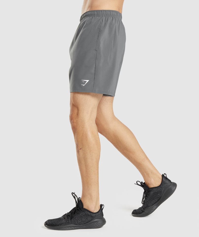 Men's Gymshark Arrival Shorts Grey | NZ 5CHITL